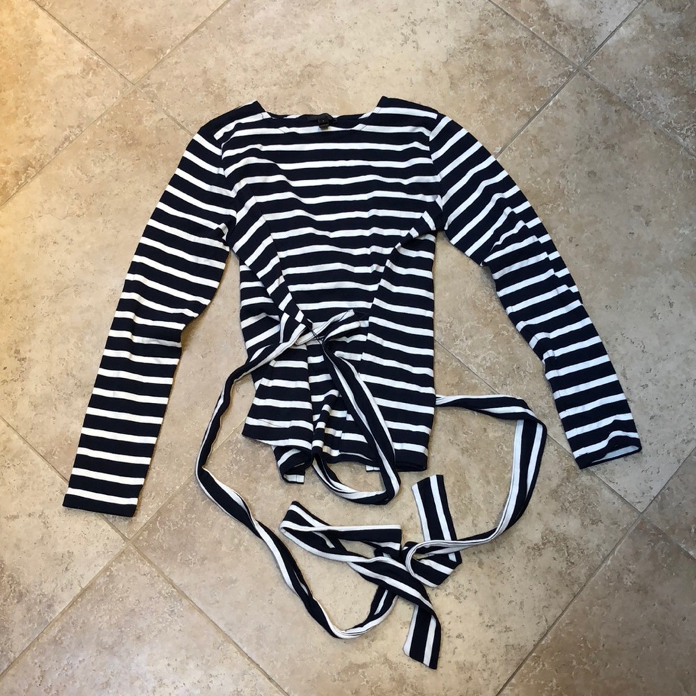 JCREW wrap top
